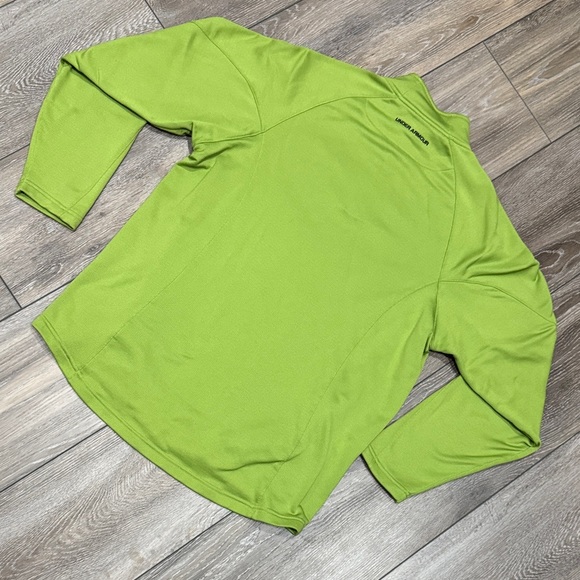 Under Armour Lime Green Quarter-Zip Top - Picture 3 of 3